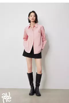 TOYOUTH-Blusa para mujer, camisa de otoño 2024, nueva pintura al óleo multicolor, cuello vuelto, camisa bordada de manga larga, Tops blancos - comprar en línea