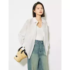 TOYOUTH-Camiseta de Lyocell verde mostaza francesa para mujer, Tops ligeros con protección solar, novedad de verano 2025