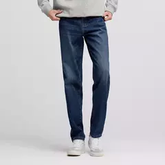 Semir Jeans hombres 2024 invierno nuevo Retro lavado pantalones cónicos sueltos estilo clásico de desplazamiento pantalones largos versátiles - buy online