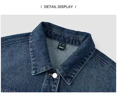 Image of Semir chaqueta vaquera para mujer, Top con solapa y hombros caídos, informal y elegante, nueva chaqueta holgada de primavera 2025, moda de Instagram