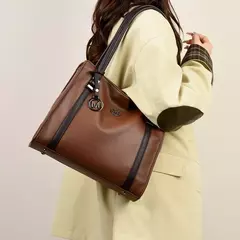 Bolsos de lujo de cuero suave para mujer, bolsos de hombro de diseñador, bolsos con asa superior de gran capacidad, bolso de compras, bolso principal en internet