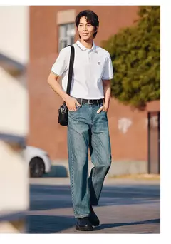 Semir-Polo para hombre, novedad de verano 2024, camiseta de manga corta, Top para ir al trabajo de negocios con sensación fresca - buy online