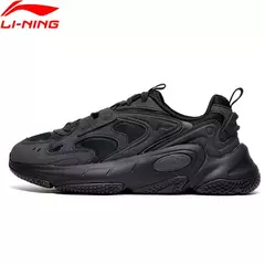 Li-ning hombres NEBULA zapatos clásicos casuales para caminar cojín cómodo forro estable antideslizante zapatillas deportivas usables AGCU169