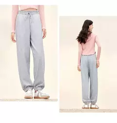 Semir-Pantalones casuales para mujer, pantalón acampanado Simple, alargador de pierna, tendencia Ins, holgado, versátil, largo, Otoño, 2024 - Eleganzie
