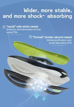 ONEMIX 2025 nuevas zapatillas Orca, nuevas zapatillas para correr para hombre con absorción de golpes, zapatillas ligeras transpirables antideslizantes para mujer, zapatillas de deporte para exteriores - Eleganzie