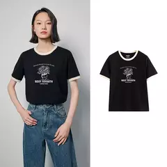 TOYOUTH, camiseta de manga corta para mujer, camisetas nuevas de primavera 2025 GT 5210002