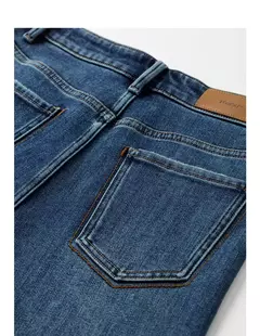 Imagen de TOYOUTH, pantalones vaqueros de mezclilla de lana para mujer, Otoño Invierno 20224, nuevos pantalones largos cálidos gruesos de pierna ancha recta de cintura media