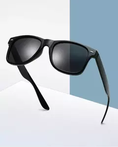 Gafas de sol polarizadas cuadradas clásicas para hombres y mujeres, gafas de sol negras Retro, gafas de sol antideslumbrantes para conducir, moda de verano para hombres y mujeres on internet