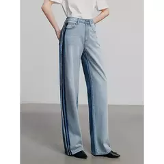 Imagen de TOYOUTH Mujer Denim Jean 2025 Verano Nuevos pantalones largos 8528027