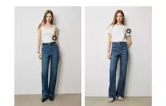 Imagen de TOYOUTH-pantalones vaqueros de mezclilla para mujer, Vaqueros largos de cintura alta con forma de pera lavada a la piedra, novedad de otoño, 2024