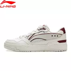 Li-ning hombres COMMON 80s zapatos de estilo de vida doble cojín zapatos elegantes usables forro cómodo zapatos casuales clásicos AGCV023