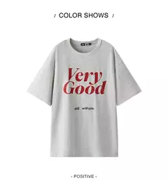 Imagen de Semir-Camiseta de manga corta para mujer, Top holgado de longitud media con estampado de letras, Top que absorbe la humedad para trajes elegantes, novedad de verano 2025