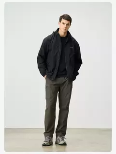 SIMWOOD 2025 Primavera Verano de gran tamaño fino ligero al aire libre chaquetas con capucha ocultas hombres chaqueta de tela arrugada - Eleganzie