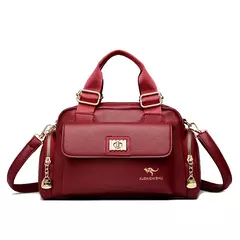Bandolera de cuero de PU de alta calidad para mujer, bolso cruzado de mano, bandolera para mujer, bolso multibolsillo para desplazamientos diarios - comprar en línea