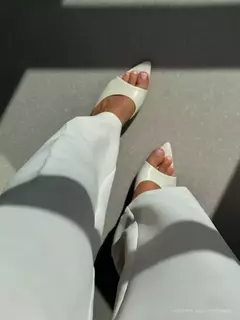 FEDONAS-Sandalias de tacón alto de piel auténtica para mujer, zapatos sexys de Punta abierta para fiesta, boda, Verano - Eleganzie