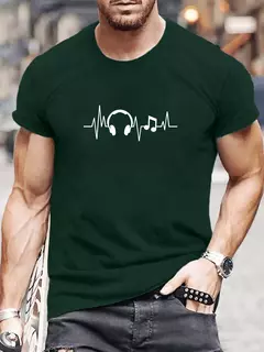 Camiseta estampada de manga corta con cuello redondo de verano para hombre, camiseta cómoda informal, ropa de moda para hombre, camisetas gráficas en internet