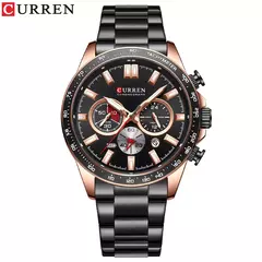 Reloj Cronógrafo Deportivo de Acero Inoxidable – Precisión y Estilo