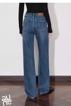TOYOUTH, pantalones vaqueros de mezclilla de lana para mujer, Otoño Invierno 20224, nuevos pantalones largos cálidos gruesos de pierna ancha recta de cintura media - comprar en línea