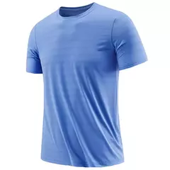 Camiseta para hombre L-6XL 7XL 8XL, novedad de verano, camiseta de manga corta para hombre, camiseta elástica con estampado para Fitness para hombre, camisetas informales de secado rápido 9116