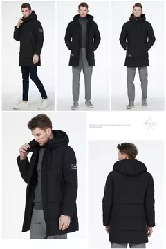 ICEbear-parka a prueba de viento para hombre, Abrigo acolchado grueso, cálido, invierno, MWD3239I, novedad de 2023 - online store