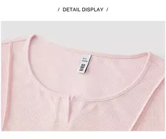 Semir-Camiseta de manga corta para mujer, camiseta ajustada diseñada para lucir más delgada, Top con dobladillo de volantes elegante, novedad de otoño 2024 - comprar en línea