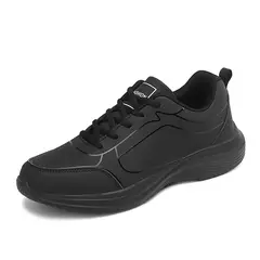 Nuevos zapatos para correr para hombre, zapatillas cálidas de invierno para hombre, zapatos antideslizantes transpirables para caminar para hombre, zapatos informales suaves con cordones, ligeros - comprar en línea