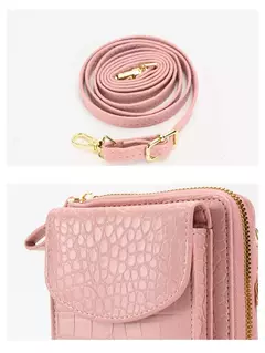 Bolso de mujer, bolsos de hombro, bolsos de mujer, cartera, tarjetero, bolso de mensajero, monedero con patrón de cocodrilo, bolso para teléfono móvil - comprar en línea