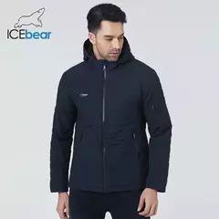 ICEbear-Chaqueta corta de algodón para hombre, abrigo de alta calidad con capucha, ropa de marca, moda de otoño, MWC21662D, novedad de 2021
