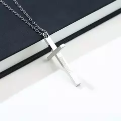Collar Cruzado en Capas con Diseño Cubano – Estilo y Fe para Hombres en internet