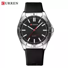 Imagen de Relojes de pulsera CURREN de cuarzo simples e informales con manecillas luminosas, relojes de cuarzo de negocios a la moda, nuevo reloj para hombre 2023