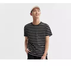 Image of Semir-Camiseta de manga corta para hombre, Top clásico a rayas, camiseta ajustada, novedad de verano 2024