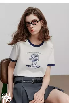 TOYOUTH, camiseta de manga corta para mujer, camisetas nuevas de primavera 2025 GT 5210002 - Eleganzie