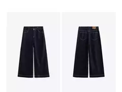 TOYOUTH mujeres Denim Jeans 2025 primavera nueva cintura alta lavada recta pierna ancha Slim Fit pantalones largos - comprar en línea