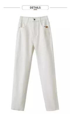 Amii 2025 primavera Casual Slim mujeres Jeans pantalones elásticos de cintura algodón Jeans cónicos moda alta calidad DenimTrousers 12541126