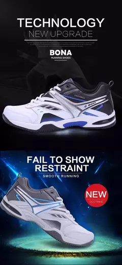 BONA, nuevos zapatos de tenis de estilo clásico para hombre, zapatos deportivos con cordones para hombre, zapatillas cómodas de alta calidad para hombre