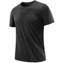 Camiseta para hombre L-6XL 7XL 8XL, novedad de verano, camiseta de manga corta para hombre, camiseta elástica con estampado para Fitness para hombre, camisetas informales de secado rápido 9116 - comprar en línea