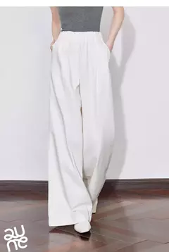TOYOUTH, pantalones vaqueros de mezclilla para mujer, primavera 2025, nuevos pantalones largos rectos de pierna ancha lavados con cintura elástica - comprar en línea