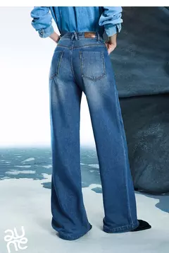 TOYOUTH, pantalones vaqueros de mezclilla para mujer, primavera 20220, nueva pierna ancha de acetato, cintura media baja, pantalones de pierna ancha rectos ajustados - comprar en línea