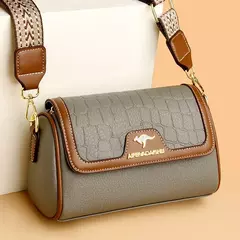 Bolso de hombro de cuero Pu de piedra para mujer, bolso para mamá, bolso cruzado a la moda para madre, bolso para axila, bolso cuadrado pequeño