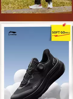 Li-ning hombres mujeres SOFT GO MAX 2 zapatos para caminar COMFOAM Slip-on forro de tacón grueso Unisex deportes elegantes zapatos casuales AGLV001