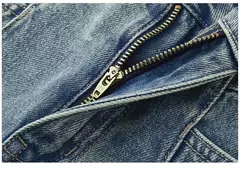 Semir Jeans Mujer Pantalones largos hasta el suelo de algodón puro Laid-back 2025 Nueva primavera Pantalones anchos de cintura alta Moda y fresco