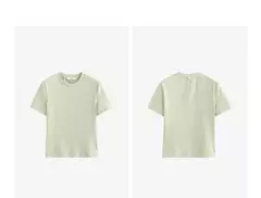 TOYOUTH-Camiseta de manga corta para mujer, Tops blancos cortos versátiles, Lyocell, cuello redondo, corte ajustado, primavera 2025 - Eleganzie