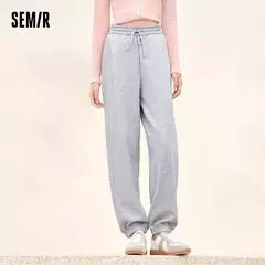 Semir-Pantalones casuales para mujer, pantalón acampanado Simple, alargador de pierna, tendencia Ins, holgado, versátil, largo, Otoño, 2024