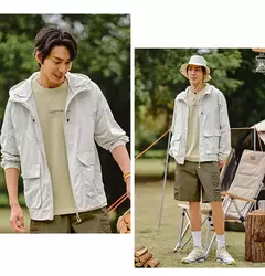 Image of Semir-Chaqueta holgada con capucha para hombre, diseño con protección solar, prendas de vestir de estilo al aire libre, novedad de verano, 2024
