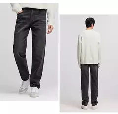Semir Jeans hombres 2024 invierno nuevo Retro lavado pantalones cónicos sueltos estilo clásico de desplazamiento pantalones largos versátiles - buy online