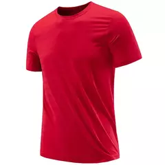 Imagen de Camiseta para hombre L-6XL 7XL 8XL, novedad de verano, camiseta de manga corta para hombre, camiseta elástica con estampado para Fitness para hombre, camisetas informales de secado rápido 9116