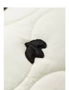 TOYOUTH-abrigo grueso de algodón para mujer, chaqueta elegante con empalme de Color contrastante y cuello de solapa de manga larga para invierno 2024