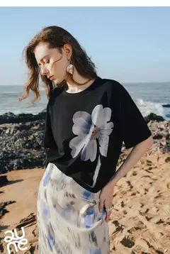 TOYOUTH Camiseta de manga corta para mujer, camisetas nuevas de primavera 2025 8521019