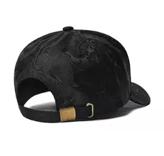 Gorra de béisbol alta con bordado a la moda para hombre, gorra informal con estampado de anacardo para exteriores, adorno facial para las cuatro estaciones, 2024 - comprar en línea