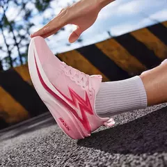 Image of Zapatillas de correr para hombre 361 grados Flame 4,0 MIX, zapatillas de carreras para maratón con placa de carbono, zapatillas deportivas estables resistentes al desgaste para correr para hombre 672512204